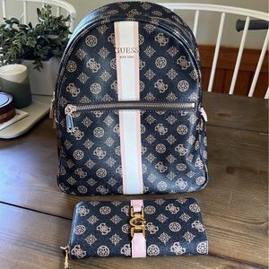 GUESS backpack & wallet set